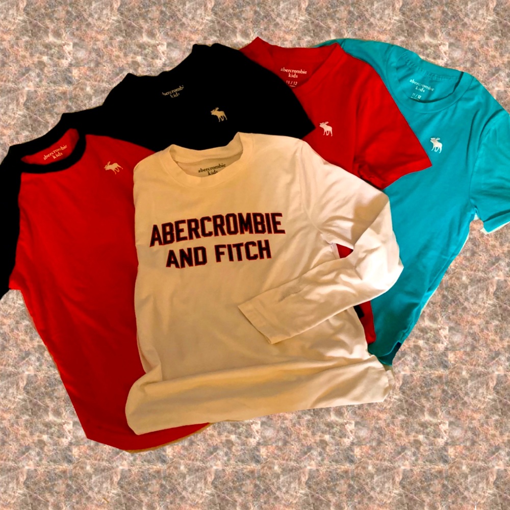 Abercrombie kids bundle 5 shirts GREAT CONDITION